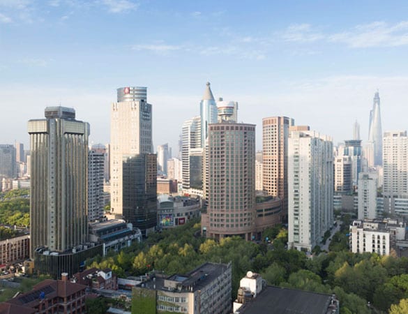 City aerial  view