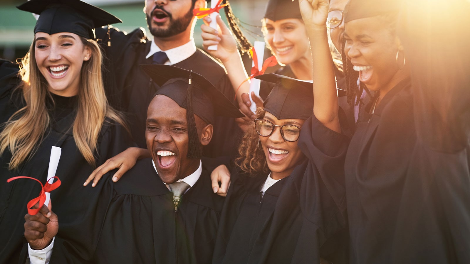 Group of graduating students.