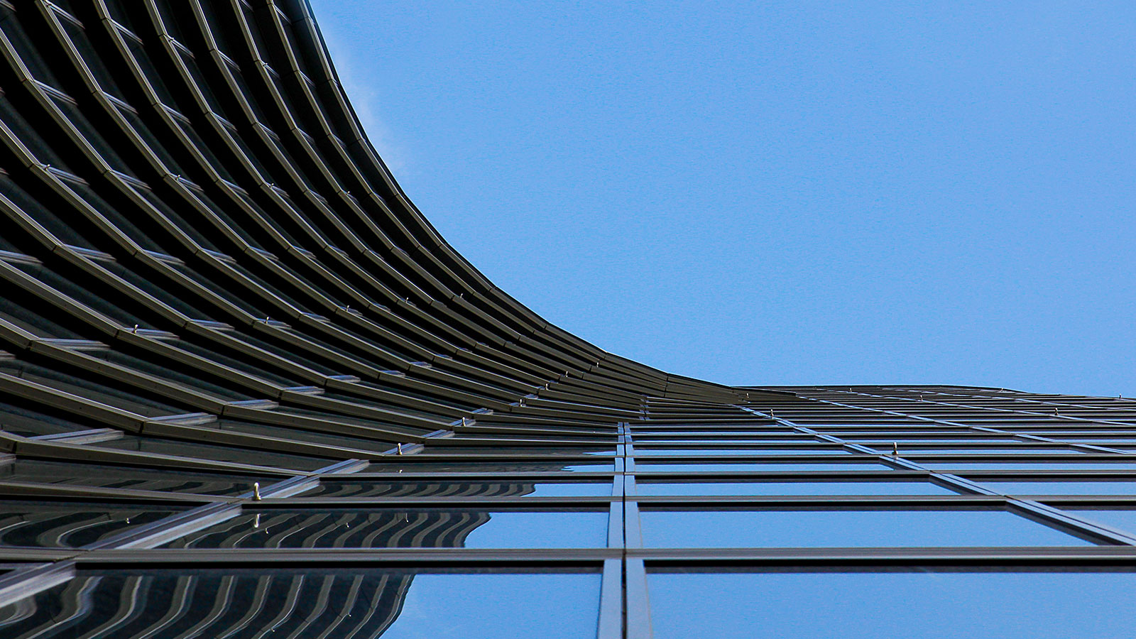 Curved building view