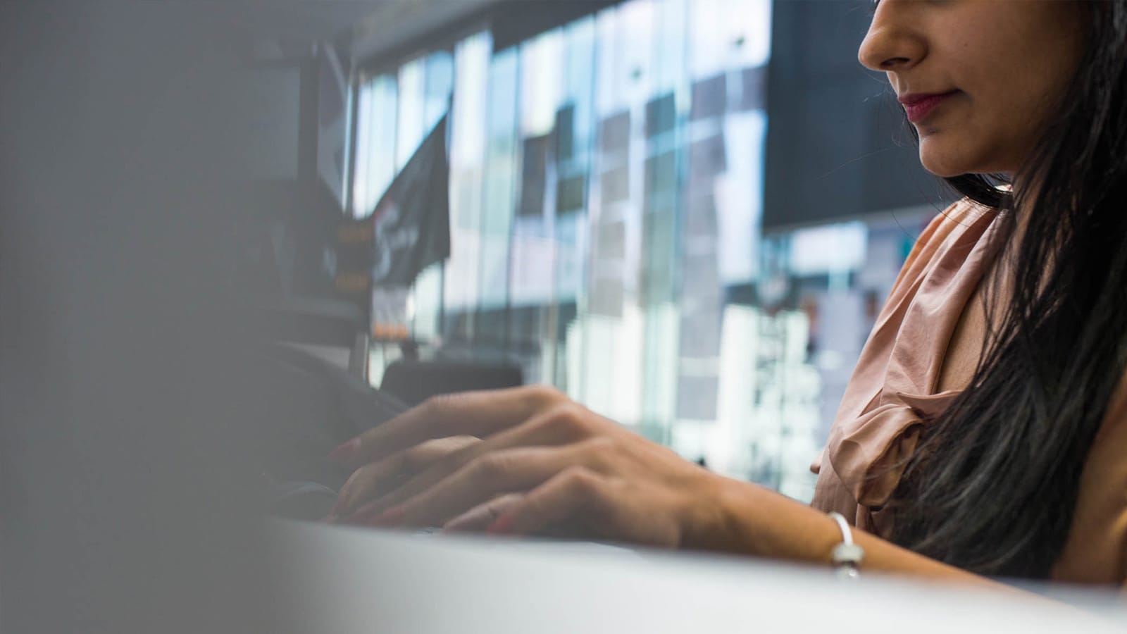 Woman working in Human resources