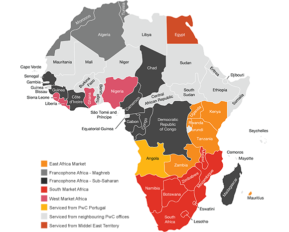 Our African footprint - PwC Africa