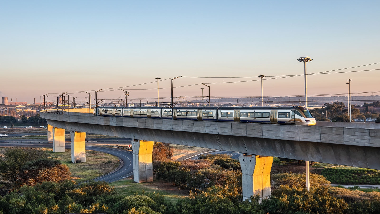 Image of the Gautrain.