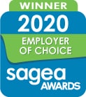 SAGEA awards - 2020 winner Employer of choice 