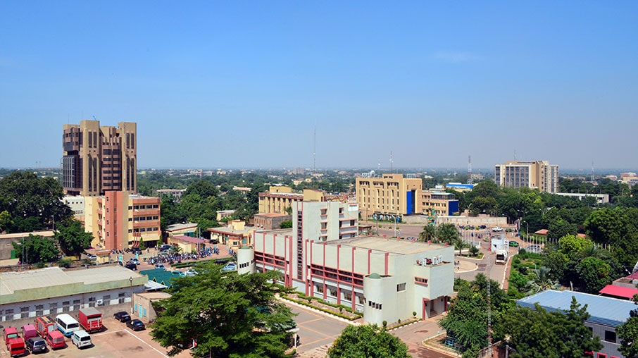Image of city in Burkina Faso.