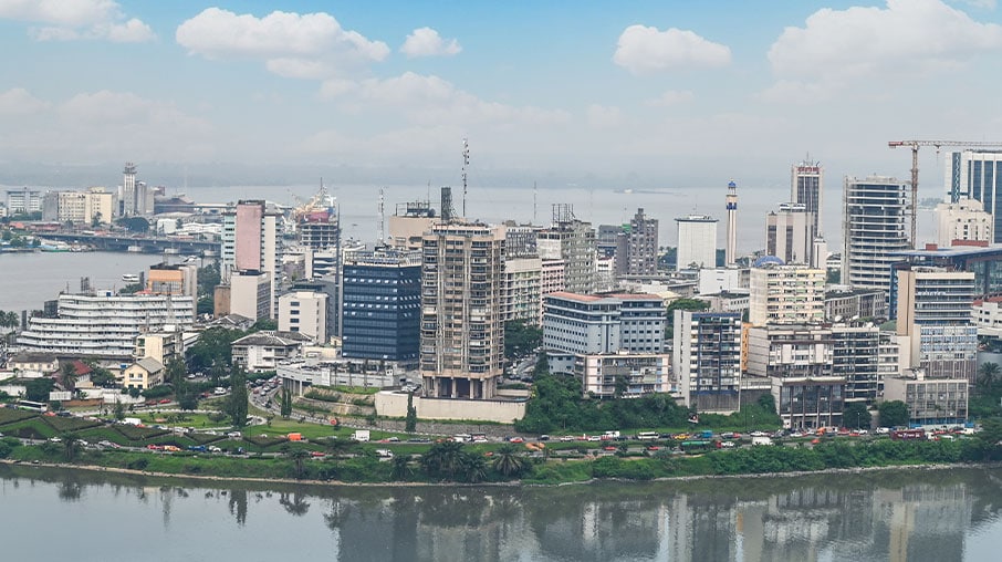 Image of city in Côte d’Ivoire.