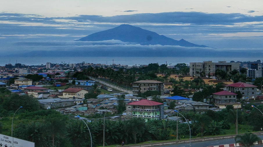 Image of city in Equatorial Guinea.