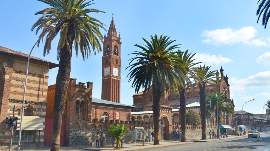 Image of city in Eritrea.