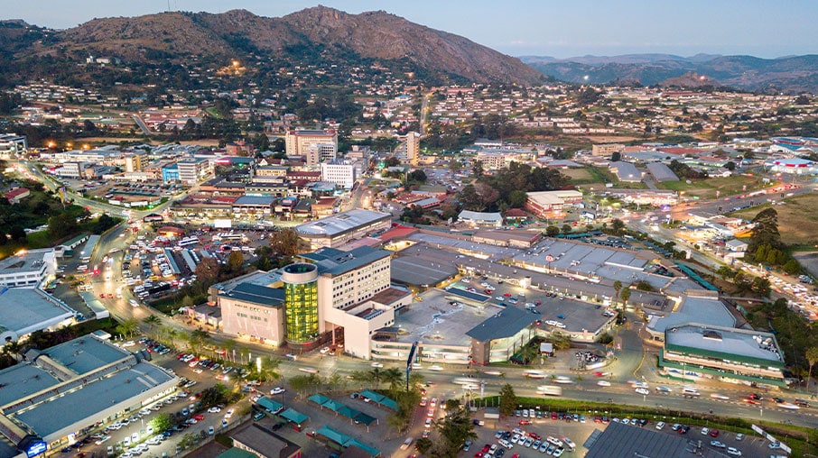 Image of city in Eswatini.