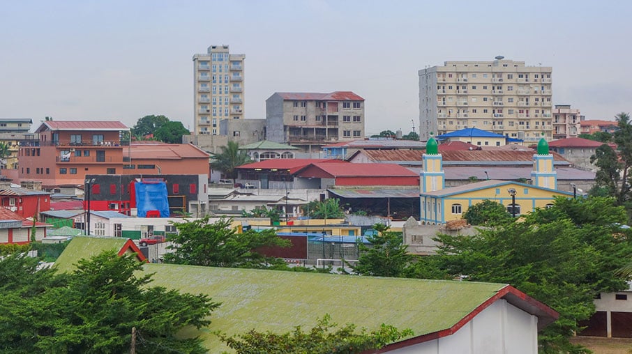 Image of city in Guinea.