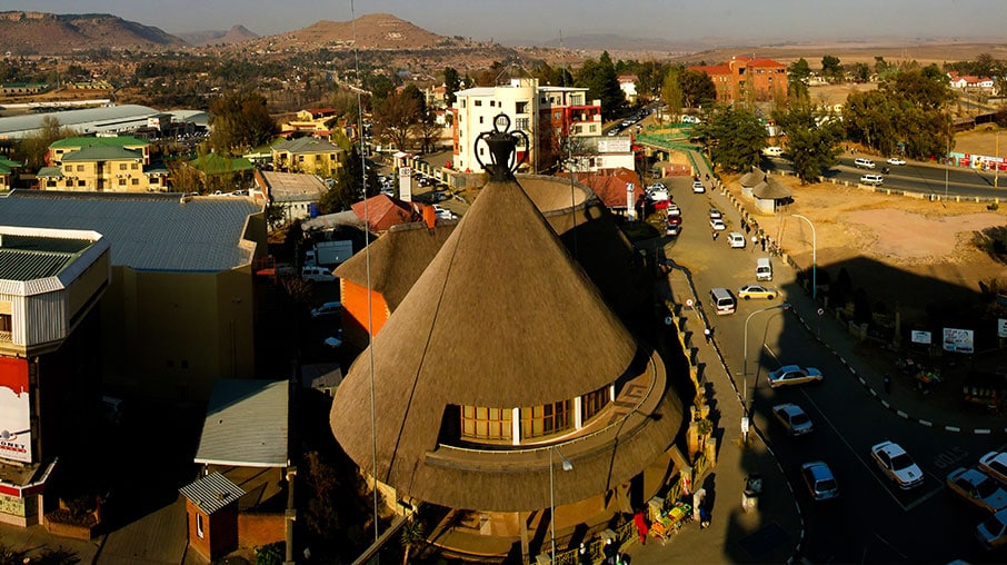 Image of city in Lesotho.