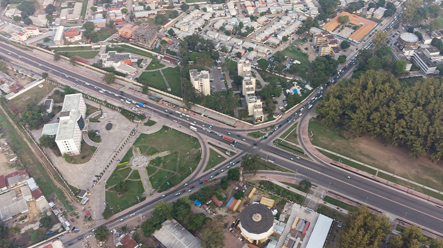 Image of city in the Republic of Congo.