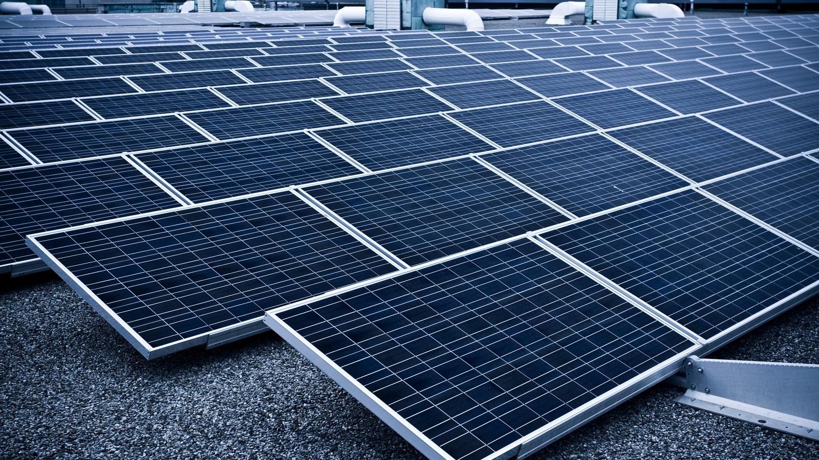 Solar panels.